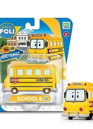 Металева колекцейна машинка робокар скулбі die cast