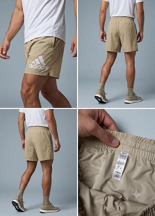Спортивні шорти adidas aeroready оригінал / бежеві бігові шорти адідас розмір l