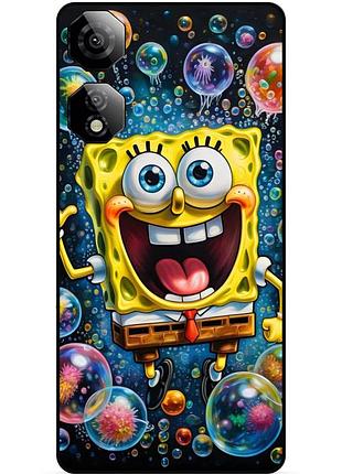 Силиконовый бампер чехол для zte nubia neo 2 5g с картинкой губка боб sponge bob