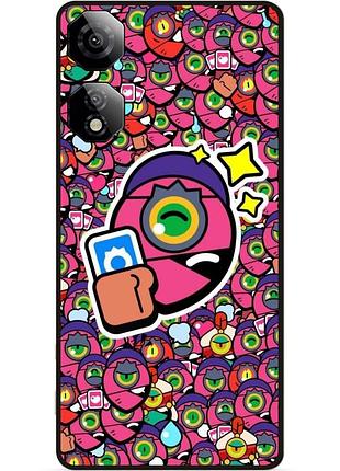 Силиконовый бампер чехол для zte nubia neo 2 5g стикеры бравл тара brawl
