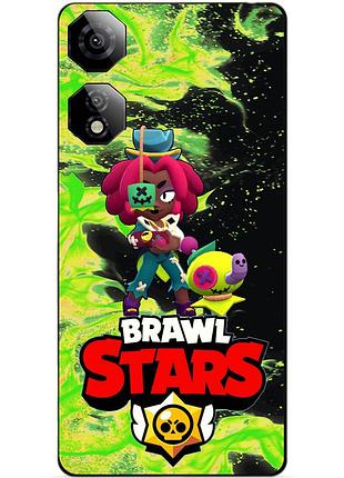 Чехол силиконовый бампер для zte nubia neo 2 5g с героем бравл джуджу brawl