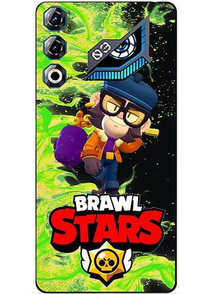 Чехол силиконовый бампер для zte nubia neo 3 gt 5g с героем бравл мико brawl