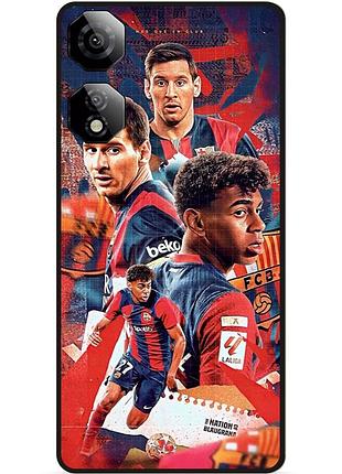 Чехол силиконовый бампер для zte nubia neo 2 5g с рисунком ламин ямаль lamine yamal messi