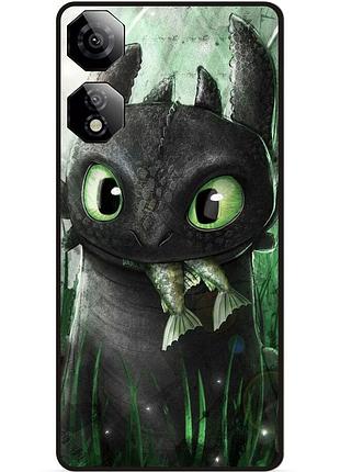 Силиконовый чехол для zte nubia neo 2 5g с картинкой как приручить дракона dragon