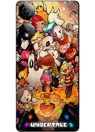 Силиконовый бампер чехол для zte nubia neo 2 5g с рисунком андертейл undertale