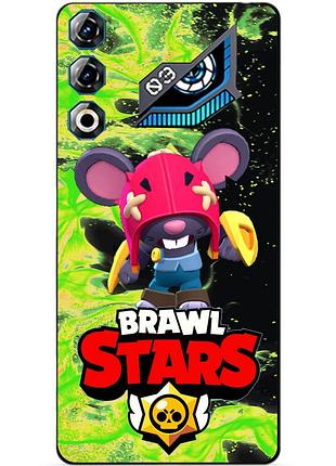 Чехол силиконовый бампер для zte nubia neo 3 gt 5g с героем бравл мо brawl