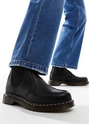 Ботинки dr. martens 2976 черные кожаные 45 2