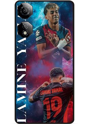 Силиконовый чехол бампер для zte nubia neo 2 5g с рисунком ламин ямаль lamine yamal