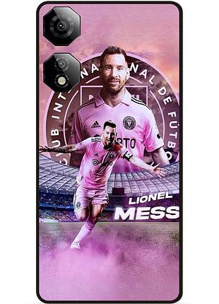 Силиконовый бампер чехол для zte nubia neo 2 5g с рисунком leo messi месси