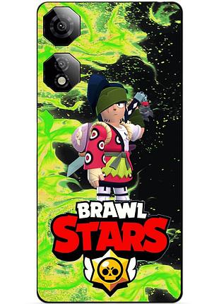 Чехол силиконовый бампер для zte nubia neo 2 5g с героем бравл кендзи brawl