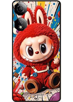 Силиконовый бампер чехол для zte nubia neo 2 5g с картинкой лабубу labubu