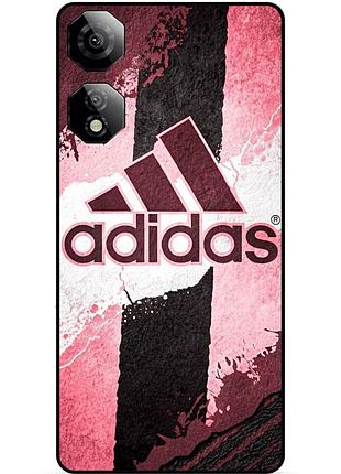 Чехол силиконовый бампер для zte nubia neo 2 5g с картинкой адидас adidas