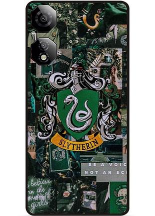 Силиконовый бампер чехол для zte nubia neo 2 5g с рисунком слизерин slytherin гарри поттер harry potter