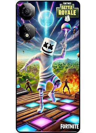 Чехол силиконовый бампер для zte nubia neo 2 5g игра fortnite фортнайт