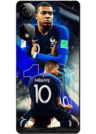 Силиконовый бампер чехол для zte nubia neo 2 5g с рисунком mbappe франция мбаппе
