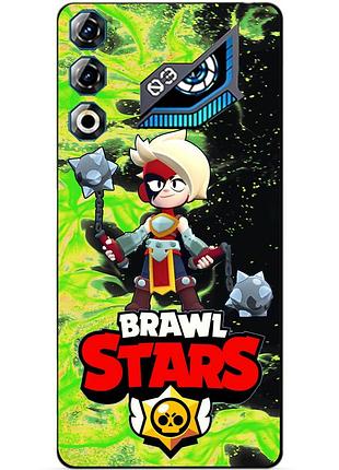 Чехол силиконовый бампер для zte nubia neo 3 gt 5g с героем бравл луми brawl