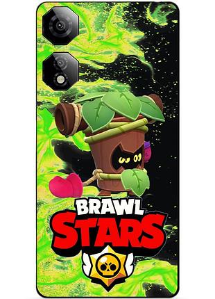 Чехол силиконовый бампер для zte nubia neo 2 5g с героем бравл транк brawl