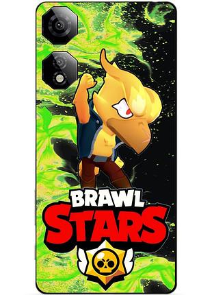 Чехол силиконовый бампер для zte nubia neo 2 5g с героем бравл ворон феникс brawl