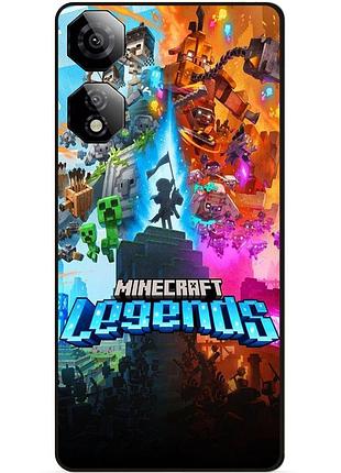 Силиконовый бампер чехол для zte nubia neo 2 5g игра майнкрафт minecraft