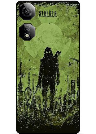 Чехол силиконовый бампер для zte nubia neo 2 5g с картинкой сталкер stalker