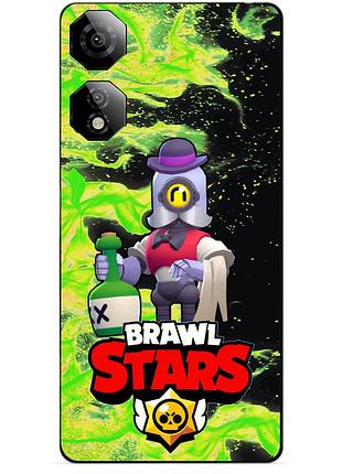 Чехол силиконовый бампер для zte nubia neo 2 5g с героем бравл барли brawl