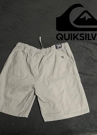 Шорты quiksilver saturn белые серие с боковыми карманами xl