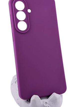 Чохол silicone cover для samsung galaxy s26 plus бампер із мікрофіброю фіолетовий