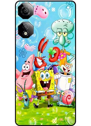 Силиконовый чехол для zte nubia neo 2 5g с рисунком sponge bob губка боб