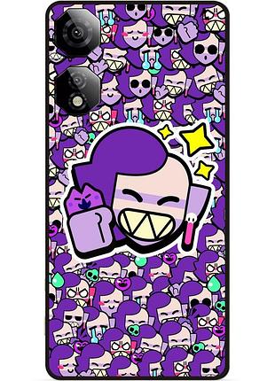 Силиконовый бампер чехол для zte nubia neo 2 5g стикеры бравл эмз brawl
