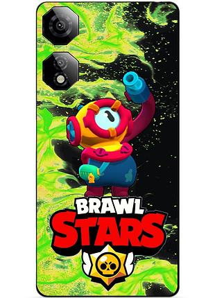 Чехол силиконовый бампер для zte nubia neo 2 5g с героем бравл отис brawl