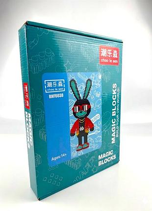 3d конструктор magic block диско заец 3400 деталей 5