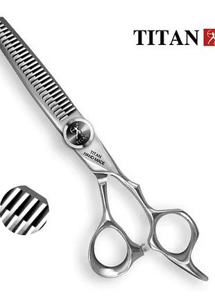 Перукарські філірувальні ножиці titan для стрижки волосся 6 дюймів tt630w-h
