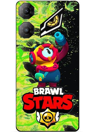 Чехол силиконовый бампер для zte nubia neo 3 5g с героем бравл отис brawl