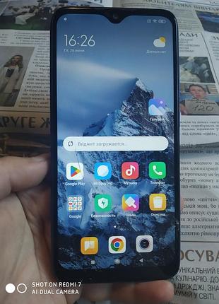 Смартфон xiaomi redmi note 7 в синем цвете телефон 32 гб на запчасти