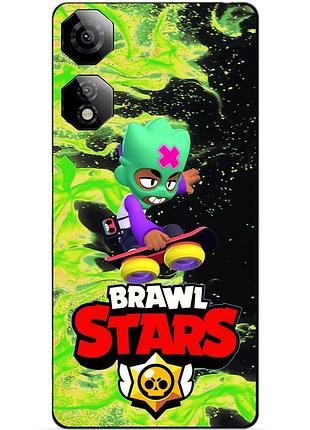 Чехол силиконовый бампер для zte nubia neo 2 5g с героем бравл олли brawl