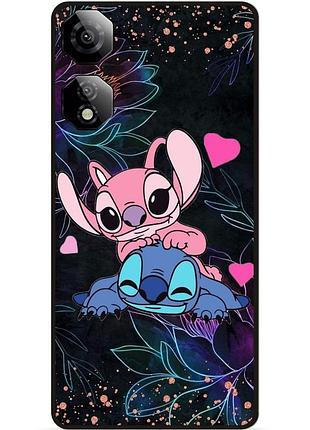 Силиконовый чехол бампер для zte nubia neo 2 5g с рисунком стич stitch