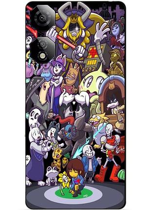 Силиконовый бампер чехол для zte nubia neo 2 5g с рисунком undertale андертейл