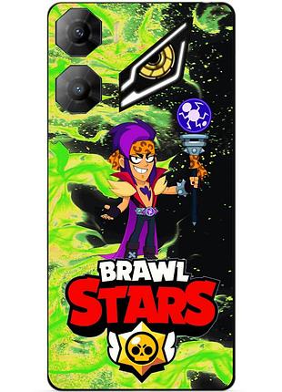 Чехол силиконовый бампер для zte nubia neo 3 5g с героем бравл зигги brawl