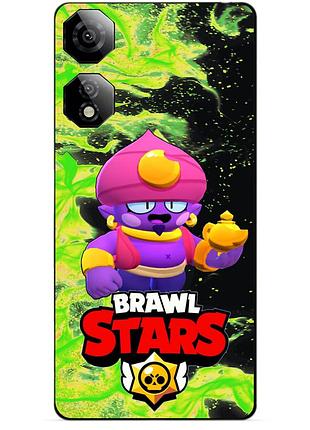 Чехол силиконовый бампер для zte nubia neo 2 5g с героем бравл джин brawl