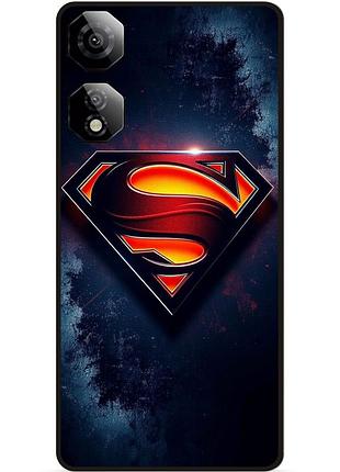 Чехол силиконовый бампер для zte nubia neo 2 5g с рисунком superman супермен