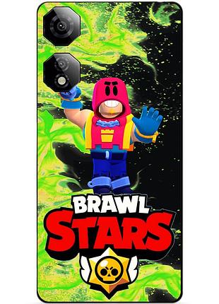 Чехол силиконовый бампер для zte nubia neo 2 5g с героем бравл гром brawl