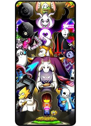 Силиконовый чехол бампер для zte nubia neo 2 5g с рисунком андертейл undertale
