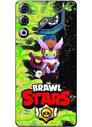 Чехол силиконовый бампер для zte nubia neo 3 gt 5g с героем бравл фея джанет brawl