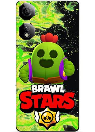 Чехол силиконовый бампер для zte nubia neo 2 5g с героем бравл спайк brawl