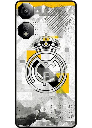 Чехол силиконовый бампер для zte nubia neo 2 5g с рисунком real madrid реал мадрид