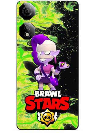 Чехол силиконовый бампер для zte nubia neo 2 5g с героем бравл эмз brawl