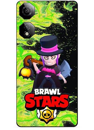 Чехол силиконовый бампер для zte nubia neo 2 5g с героем бравл мортис brawl