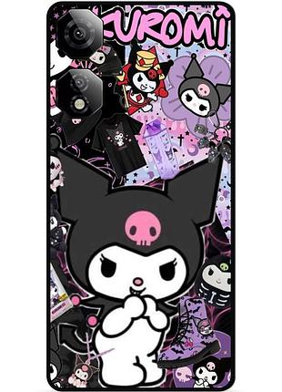 Силиконовый чехол бампер для zte nubia neo 2 5g с рисунком kuromi куроми