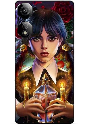 Силиконовый чехол для zte nubia neo 2 5g с картинкой уэнздей wednesday