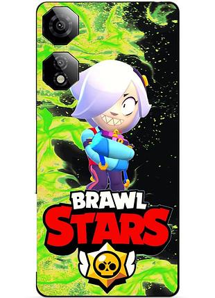 Чехол силиконовый бампер для zte nubia neo 2 5g с героем бравл колетт brawl